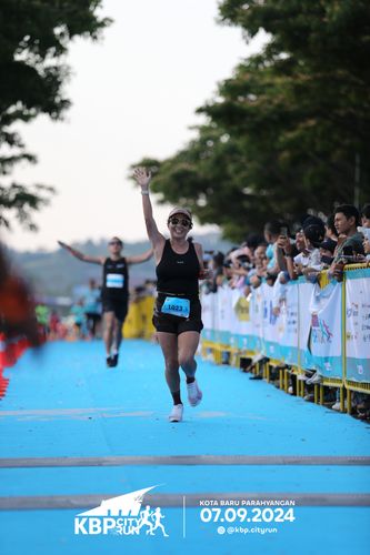 Race photo from KBP City Run 2024