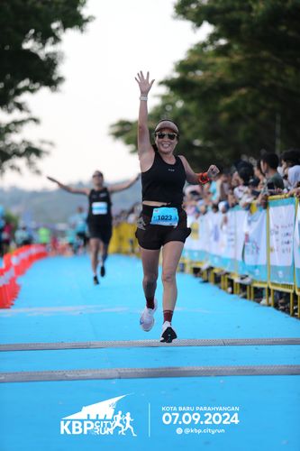 Race photo from KBP City Run 2024