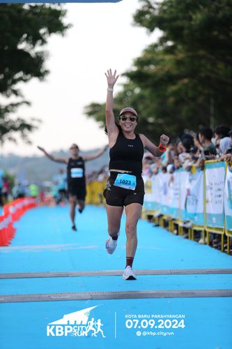 Race photo from KBP City Run 2024