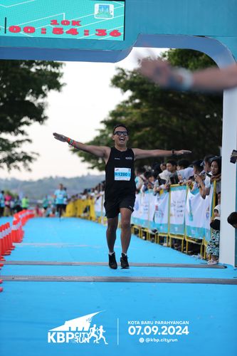 Race photo from KBP City Run 2024