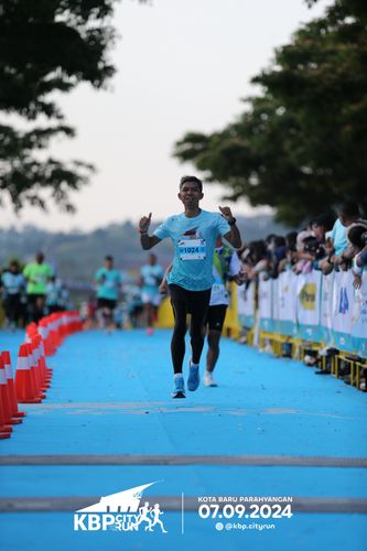 Race photo from KBP City Run 2024