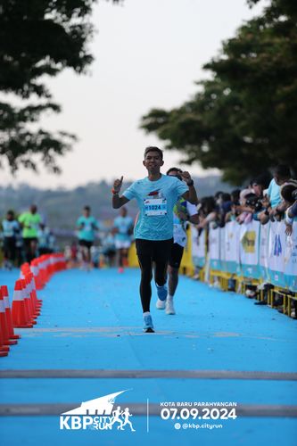 Race photo from KBP City Run 2024