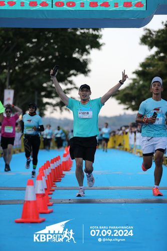 Race photo from KBP City Run 2024
