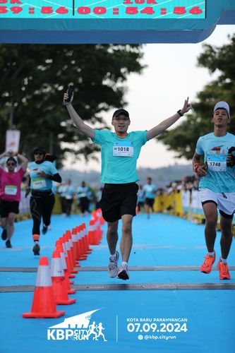 Race photo from KBP City Run 2024