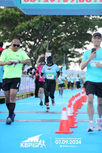 Race photo from KBP City Run 2024