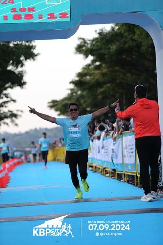Race photo from KBP City Run 2024