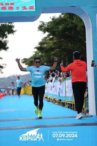 Race photo from KBP City Run 2024
