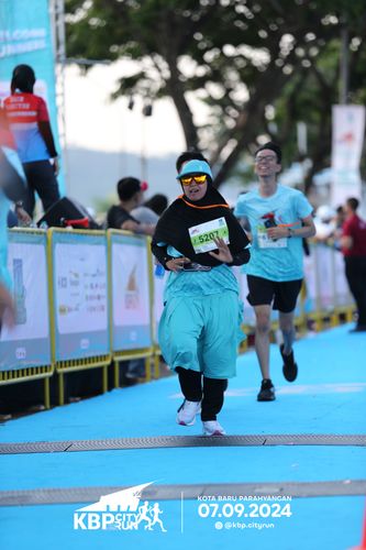 Race photo from KBP City Run 2024