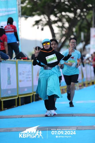 Race photo from KBP City Run 2024