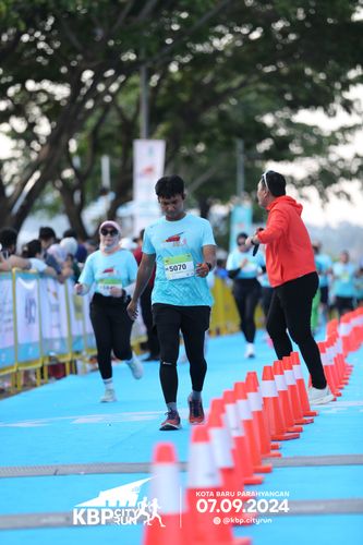 Race photo from KBP City Run 2024
