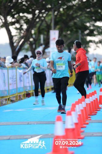 Race photo from KBP City Run 2024