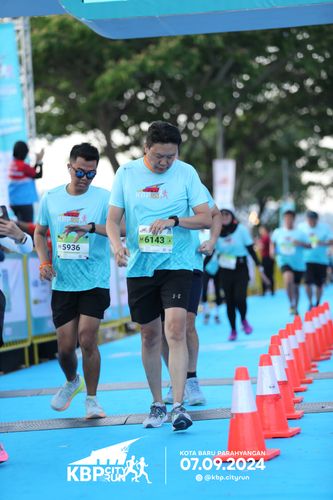 Race photo from KBP City Run 2024