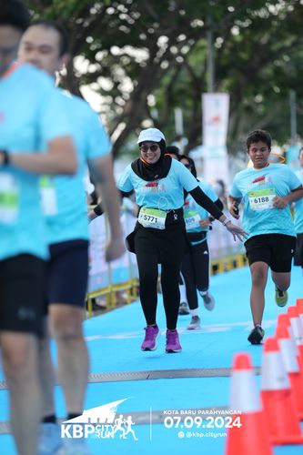 Race photo from KBP City Run 2024