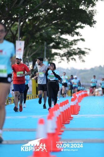 Race photo from KBP City Run 2024