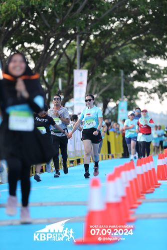 Race photo from KBP City Run 2024