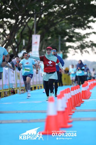 Race photo from KBP City Run 2024