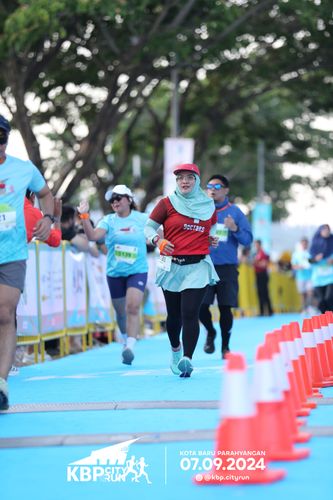 Race photo from KBP City Run 2024