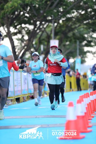 Race photo from KBP City Run 2024