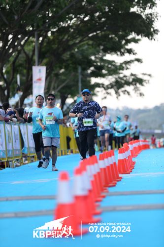Race photo from KBP City Run 2024