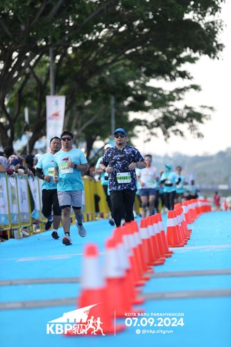Race photo from KBP City Run 2024
