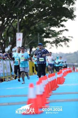 Race photo from KBP City Run 2024
