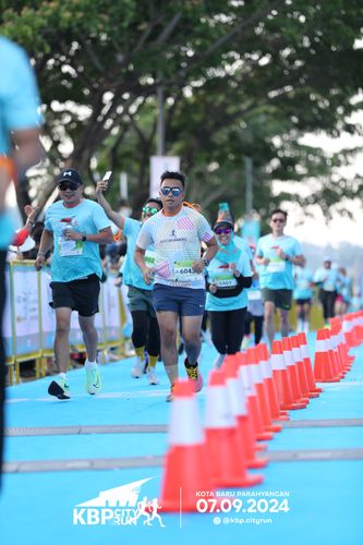 Race photo from KBP City Run 2024