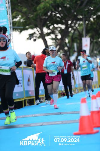 Race photo from KBP City Run 2024