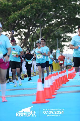 Race photo from KBP City Run 2024