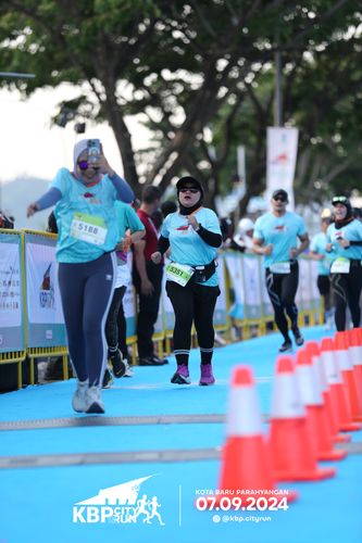 Race photo from KBP City Run 2024