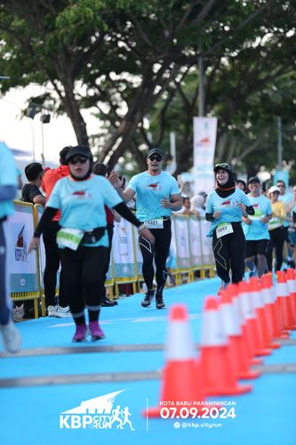 Race photo from KBP City Run 2024