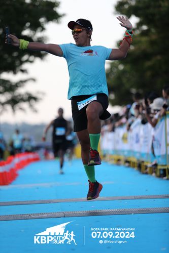 Race photo from KBP City Run 2024