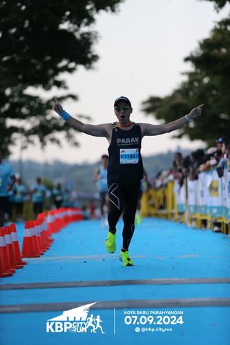 Race photo from KBP City Run 2024
