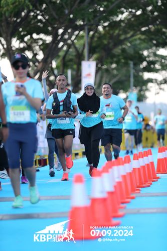 Race photo from KBP City Run 2024