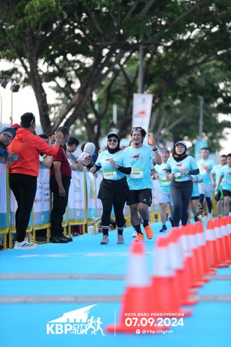 Race photo from KBP City Run 2024