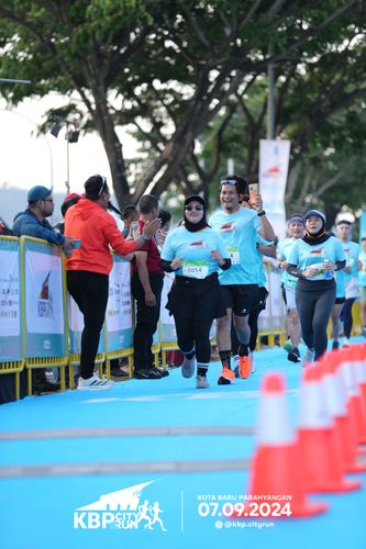 Race photo from KBP City Run 2024