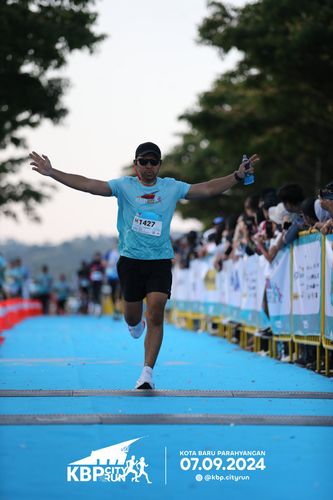 Race photo from KBP City Run 2024