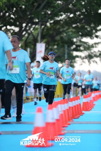 Race photo from KBP City Run 2024