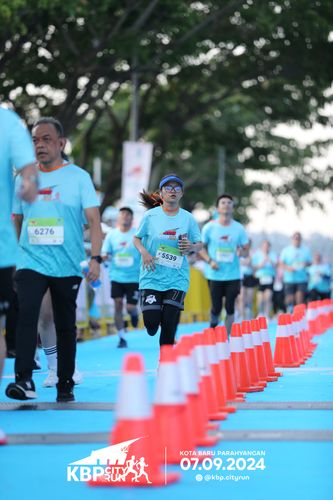 Race photo from KBP City Run 2024