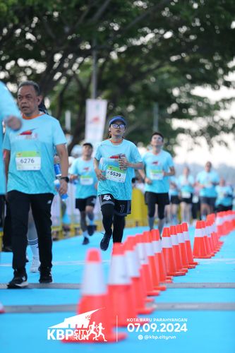 Race photo from KBP City Run 2024
