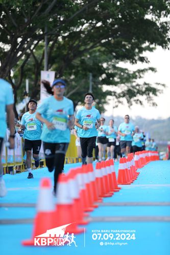 Race photo from KBP City Run 2024