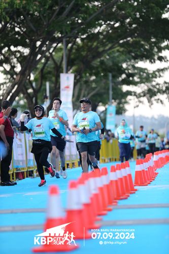 Race photo from KBP City Run 2024