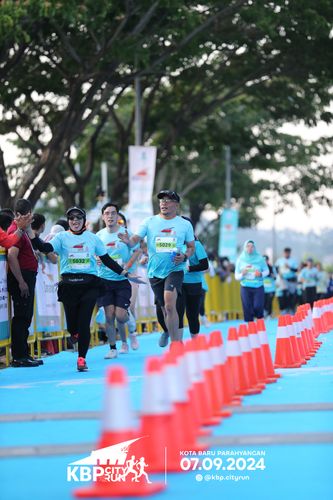 Race photo from KBP City Run 2024