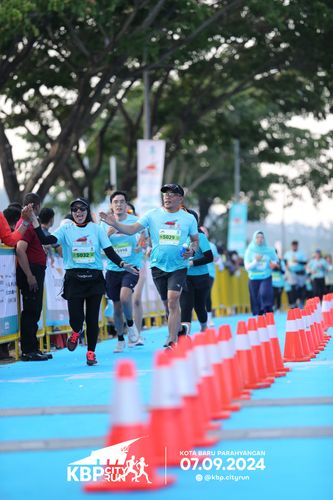 Race photo from KBP City Run 2024