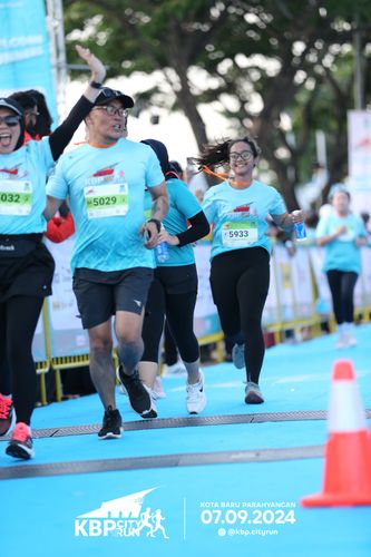 Race photo from KBP City Run 2024