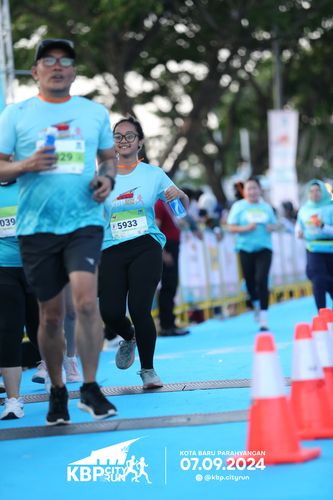 Race photo from KBP City Run 2024
