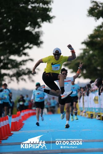 Race photo from KBP City Run 2024