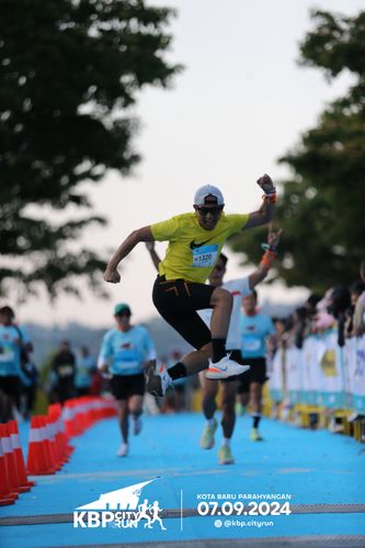 Race photo from KBP City Run 2024