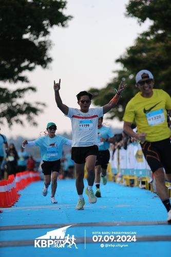 Race photo from KBP City Run 2024