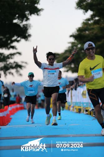 Race photo from KBP City Run 2024