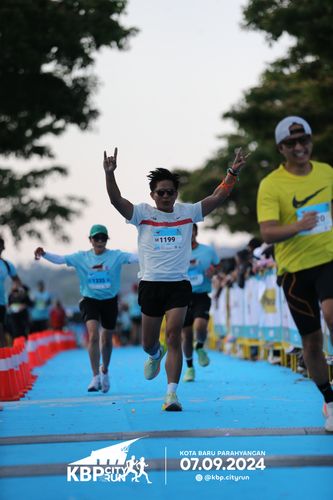 Race photo from KBP City Run 2024
